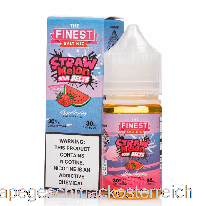 Strohmelone Sour Belts – The Finest Candy Edition Salt Nic – 30 Ml 30 Mg Vape-Geschmack